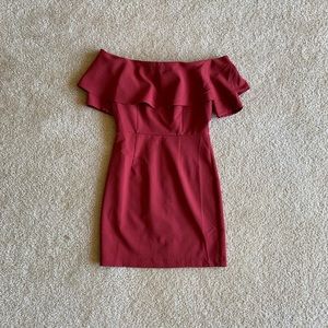 Off the shoulder dress